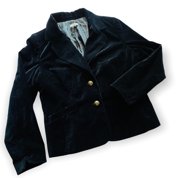 Madison Woman 2X Black Velvet Blazer Jacket Coat - Picture 2 of 11